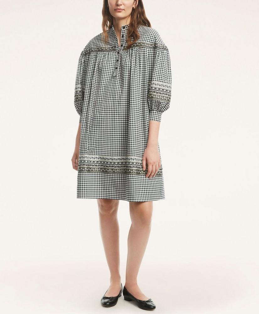 Flannel Folklore Gingham Shirt Dress, image 1
