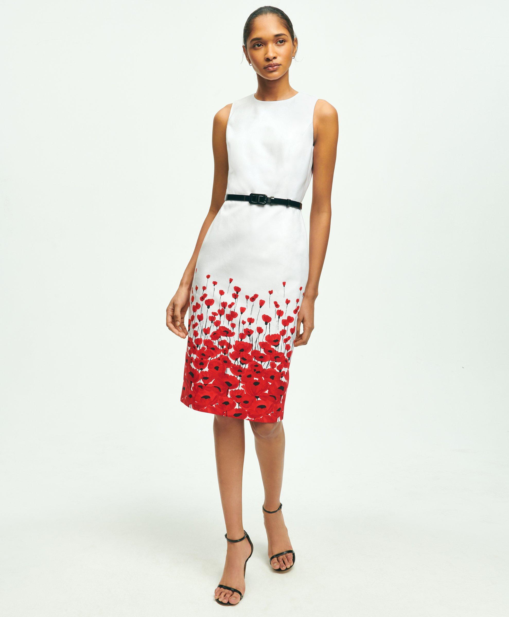 White 2024 poppy dress