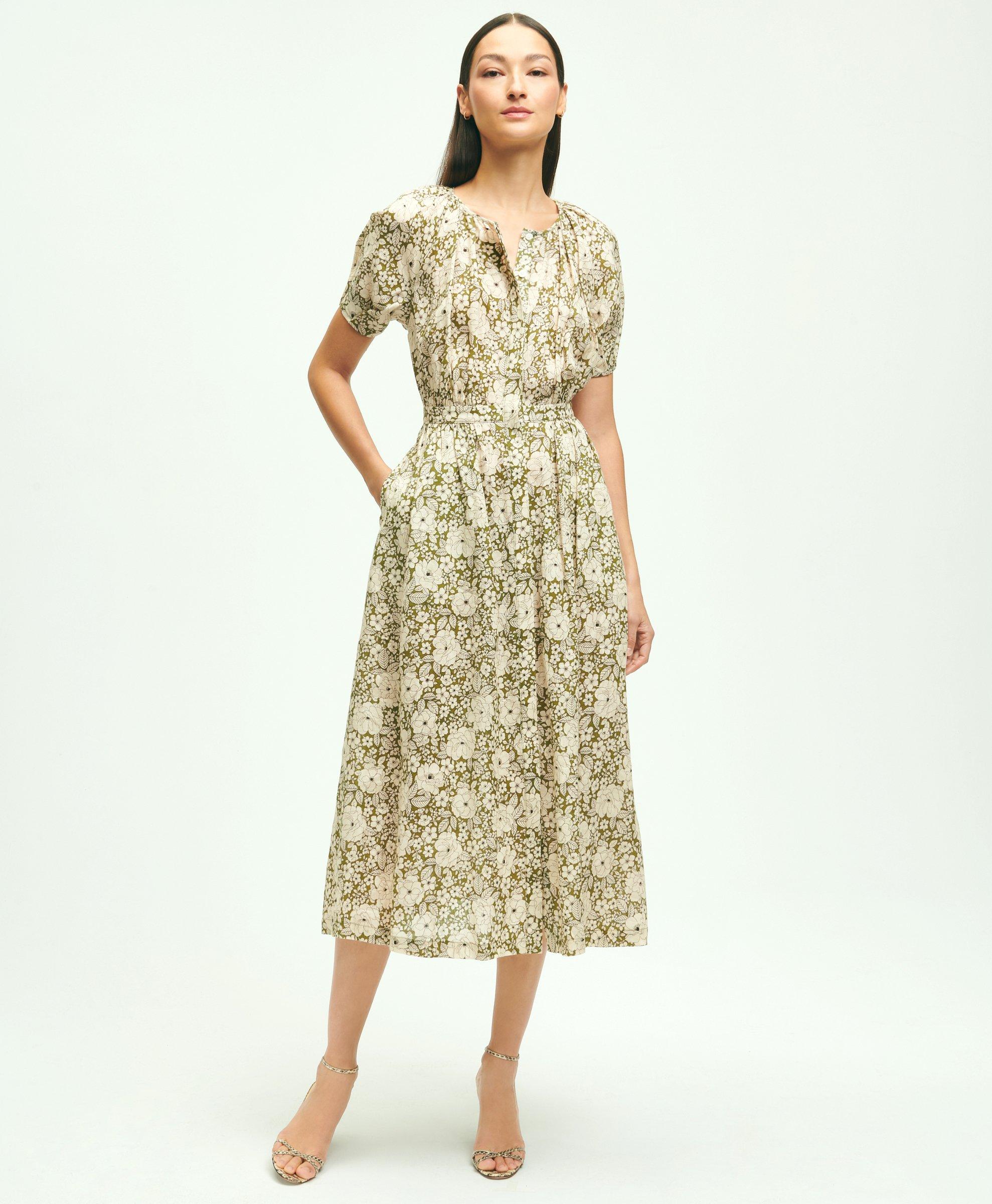 Brooks brothers linen outlet dress