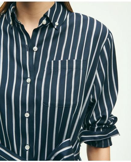 Cotton Striped Shirt Dress, image 6