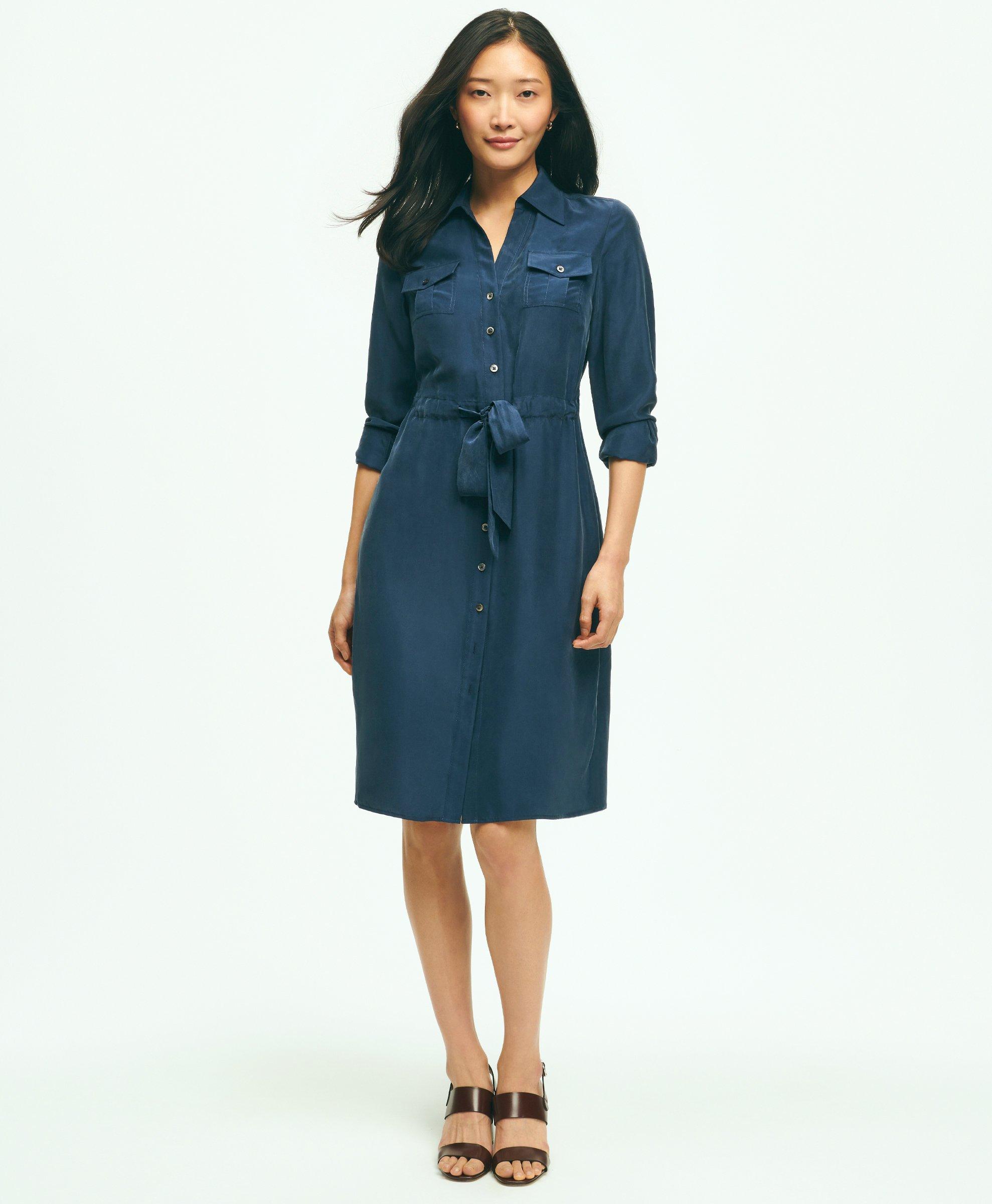 Women Crinkle Dress - Ladies Everyday Casual Holiday Vacation Summer Party  Cardigan Button Shirt Dress Slim Slim Dress,Blue,Medium : :  Clothing, Shoes & Accessories