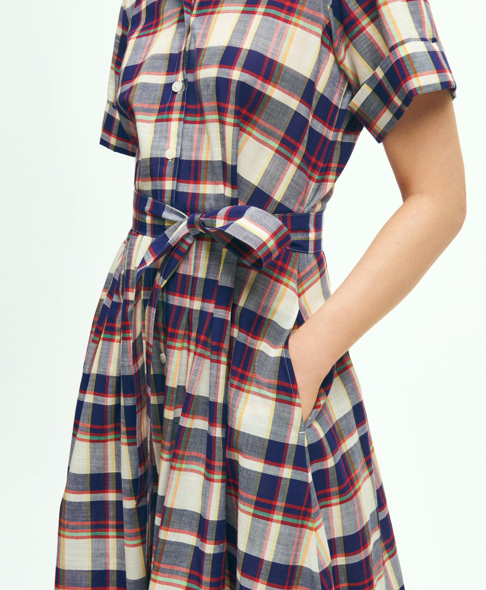 Brooks brothers 2024 plaid dress