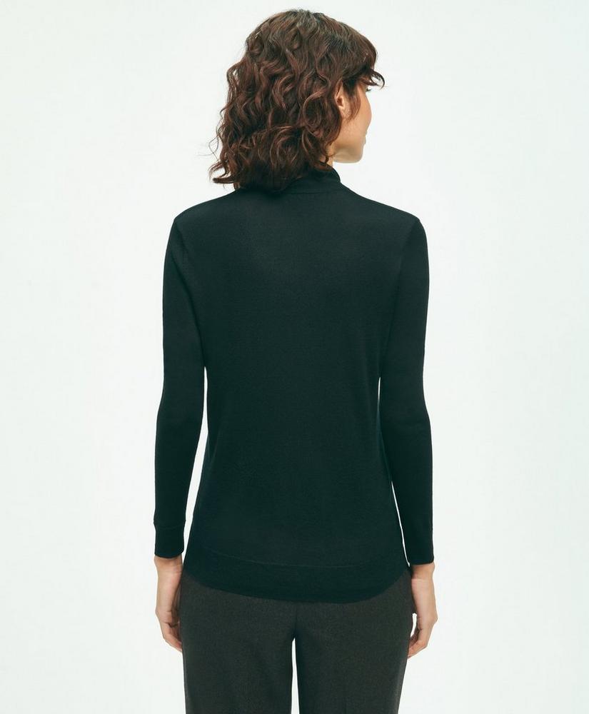 Silk-Cashmere Shawl-Collar Sweater, image 2
