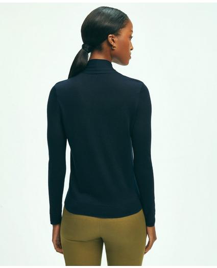 Silk-Cashmere Shawl-Collar Sweater, image 3