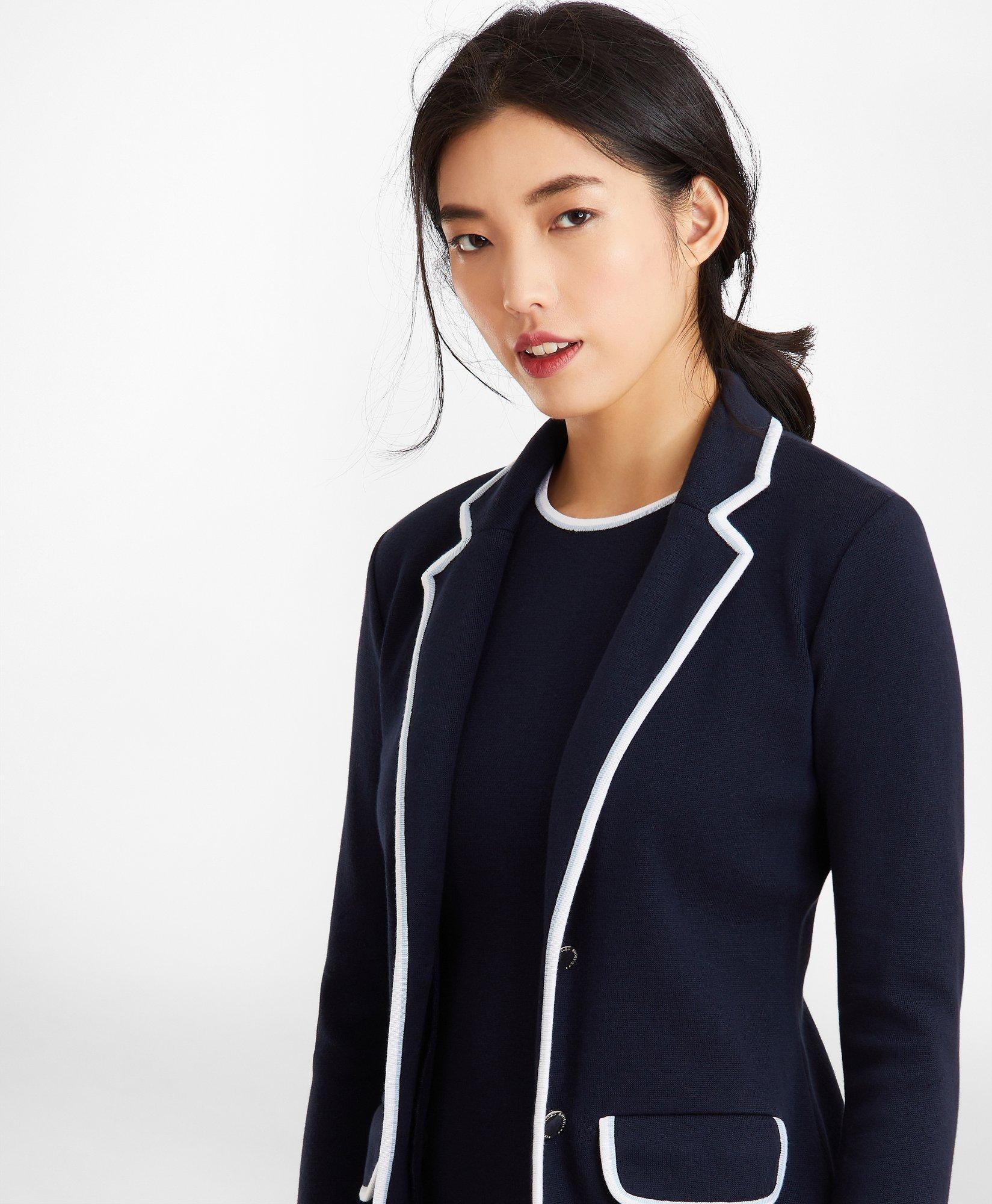 Brooks brothers store knit blazer