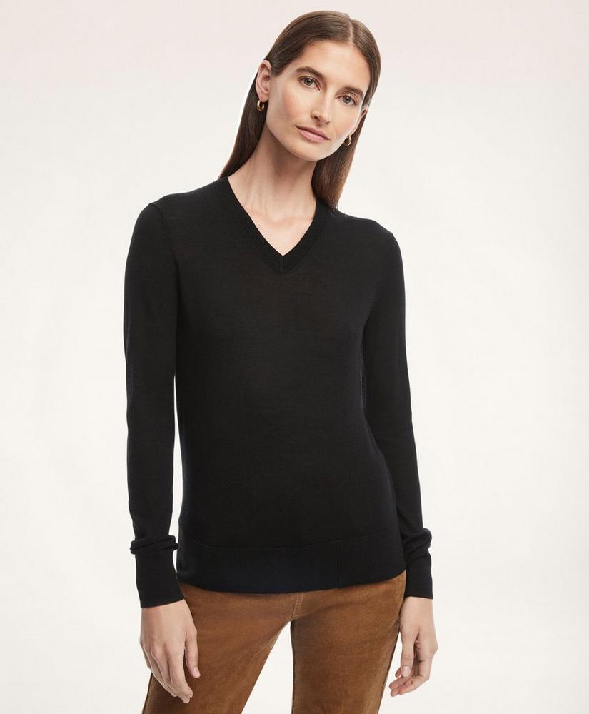 Brooks Brothers Merino Wool V-Neck Sweater (Various Sizes & Colors)