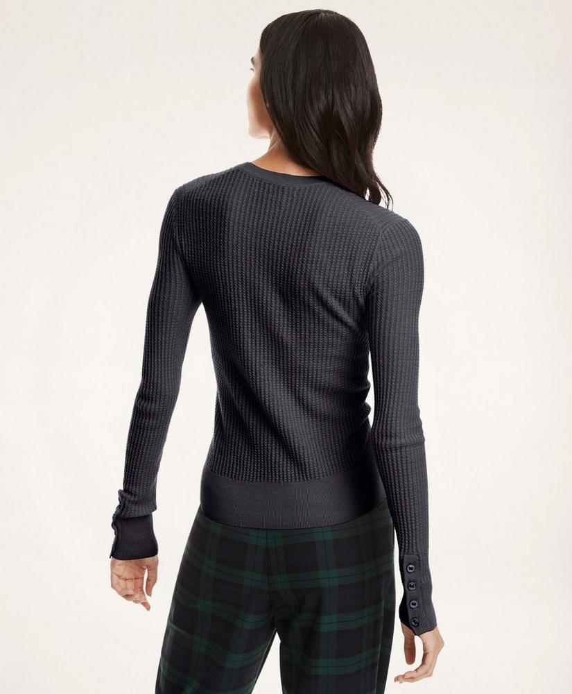 Merino Cable Sweater, image 2