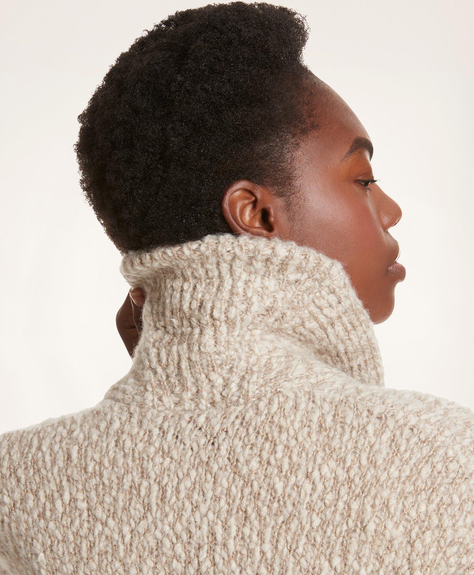 Wool-Alpaca Boyfriend Cardigan