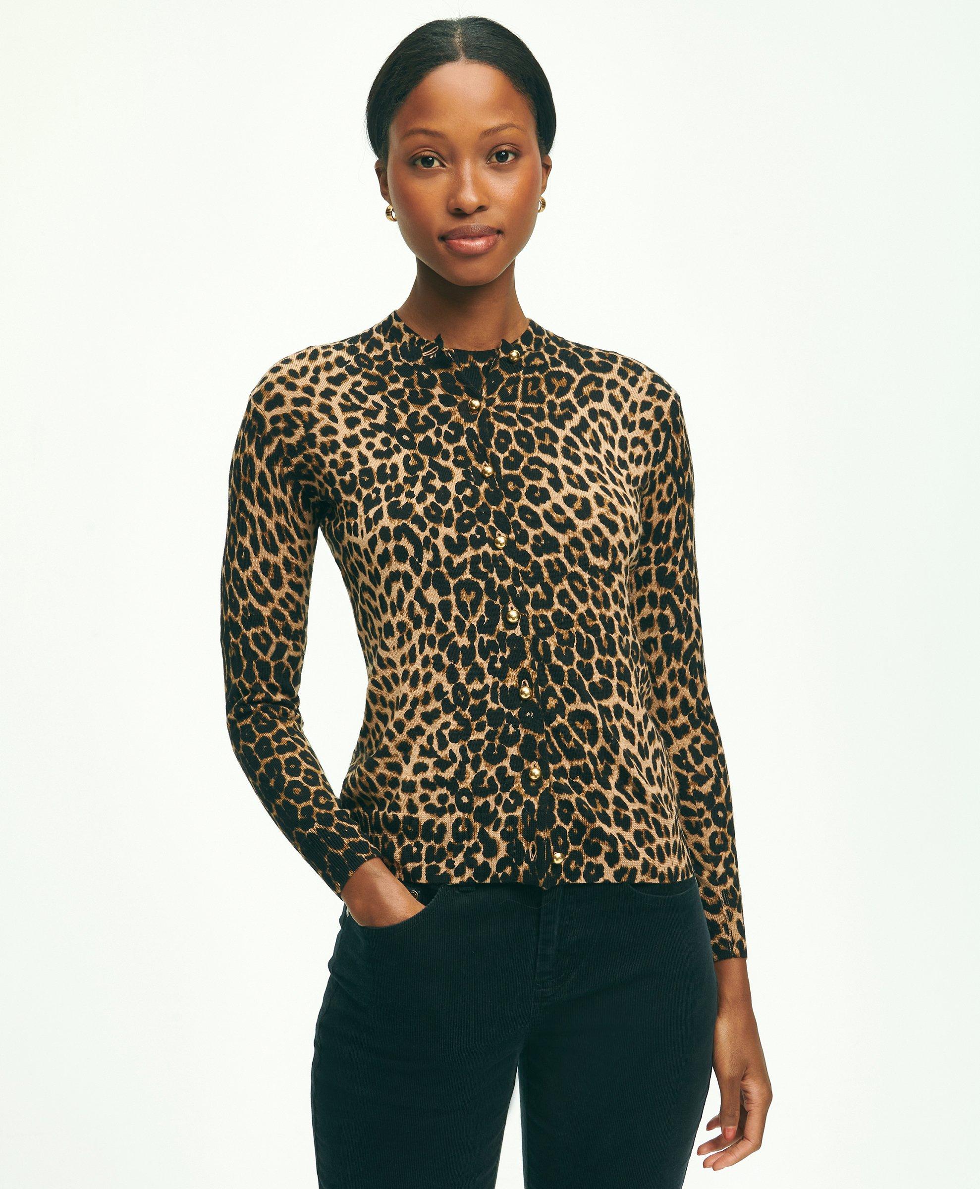 Animal deals print cardigan