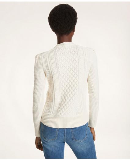 Merino Aran Pearl Sweater, image 2