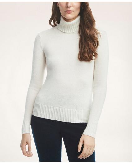 Cashmere Knit Turtleneck Sweater, image 1