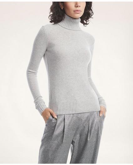 Cashmere Knit Turtleneck Sweater, image 1
