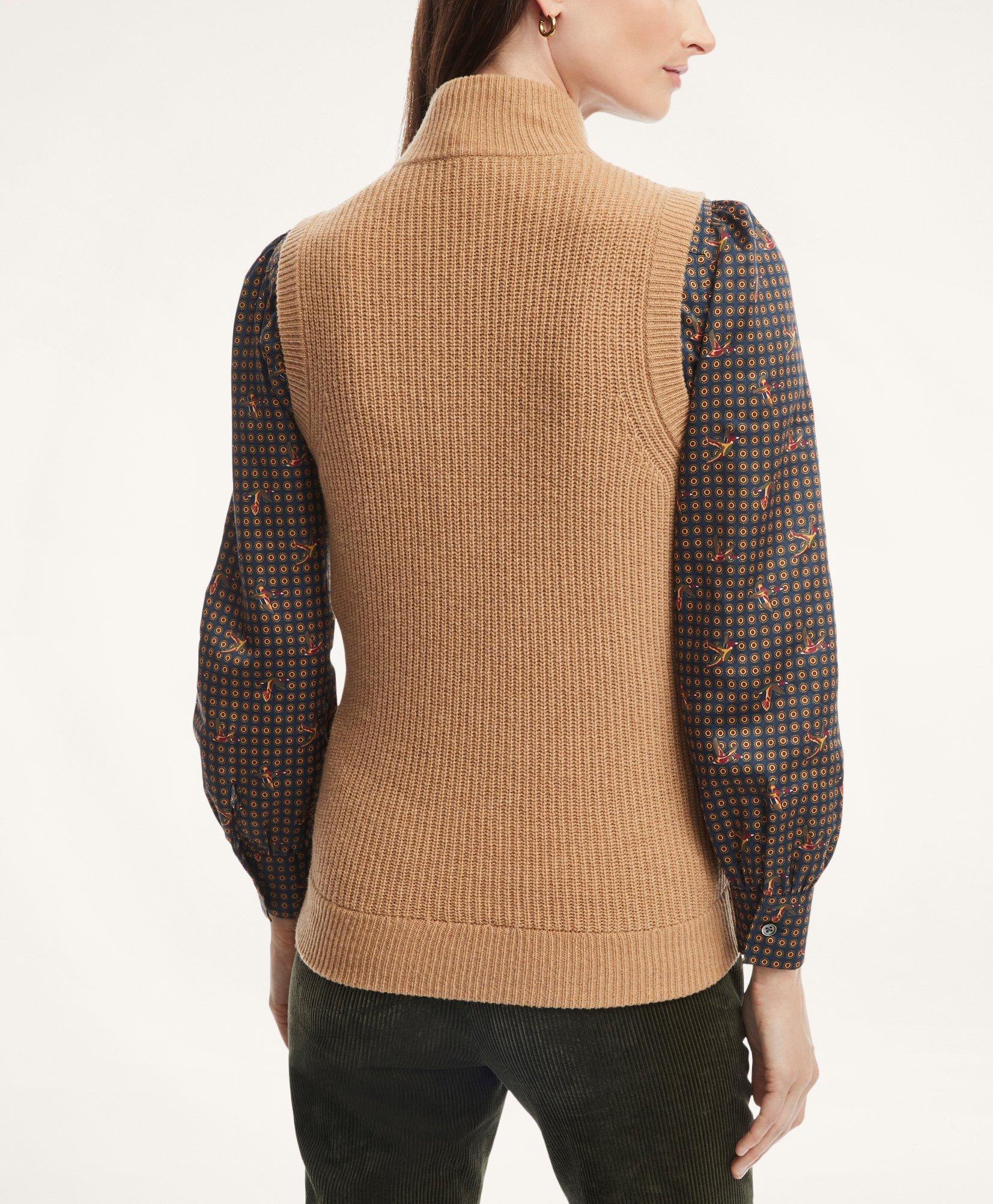 Haven escaleren Carry Merino Blend Quilted Sweater Vest