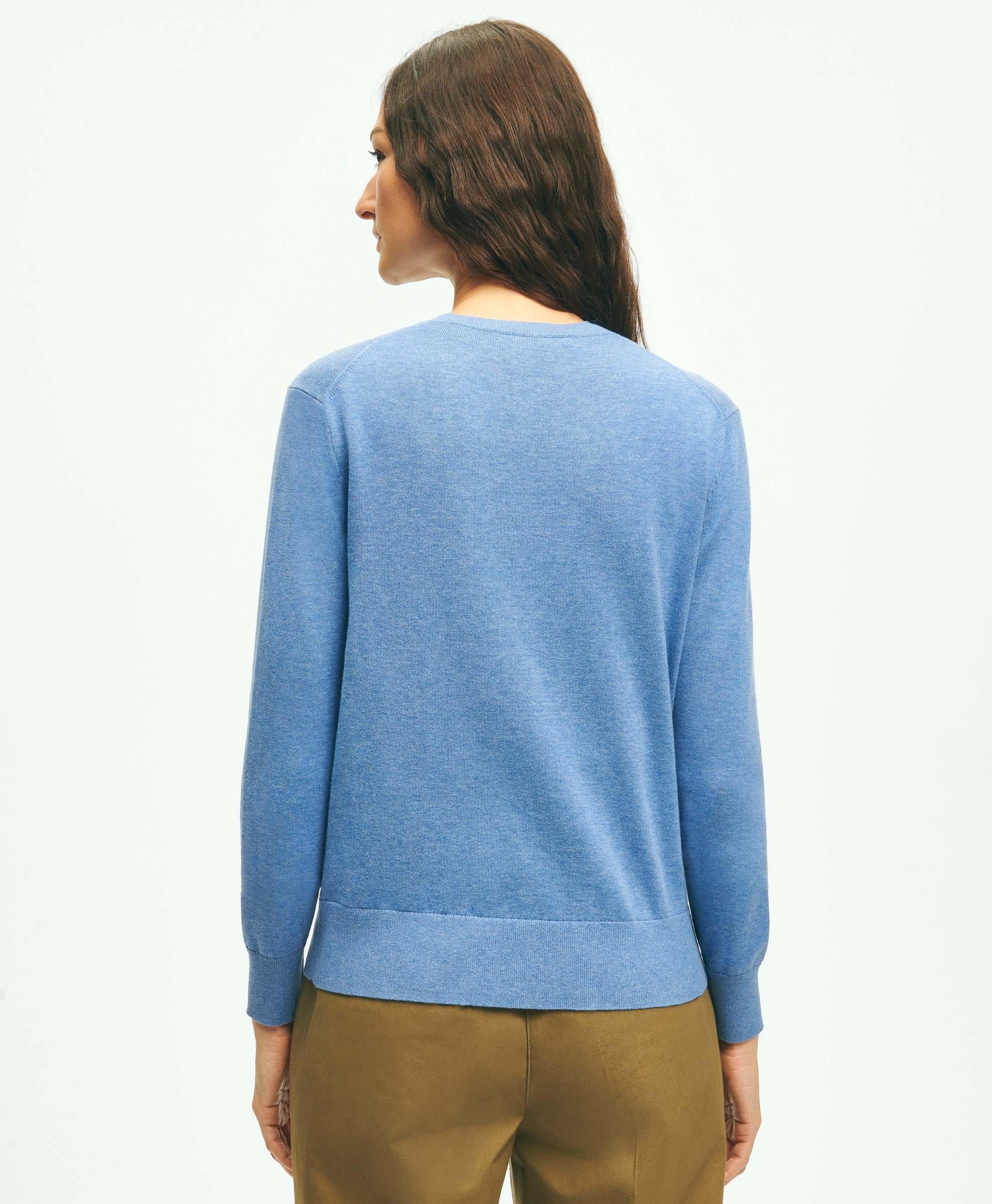 Brooks Brothers Women's Cotton Stretch Cardigan Sweater
