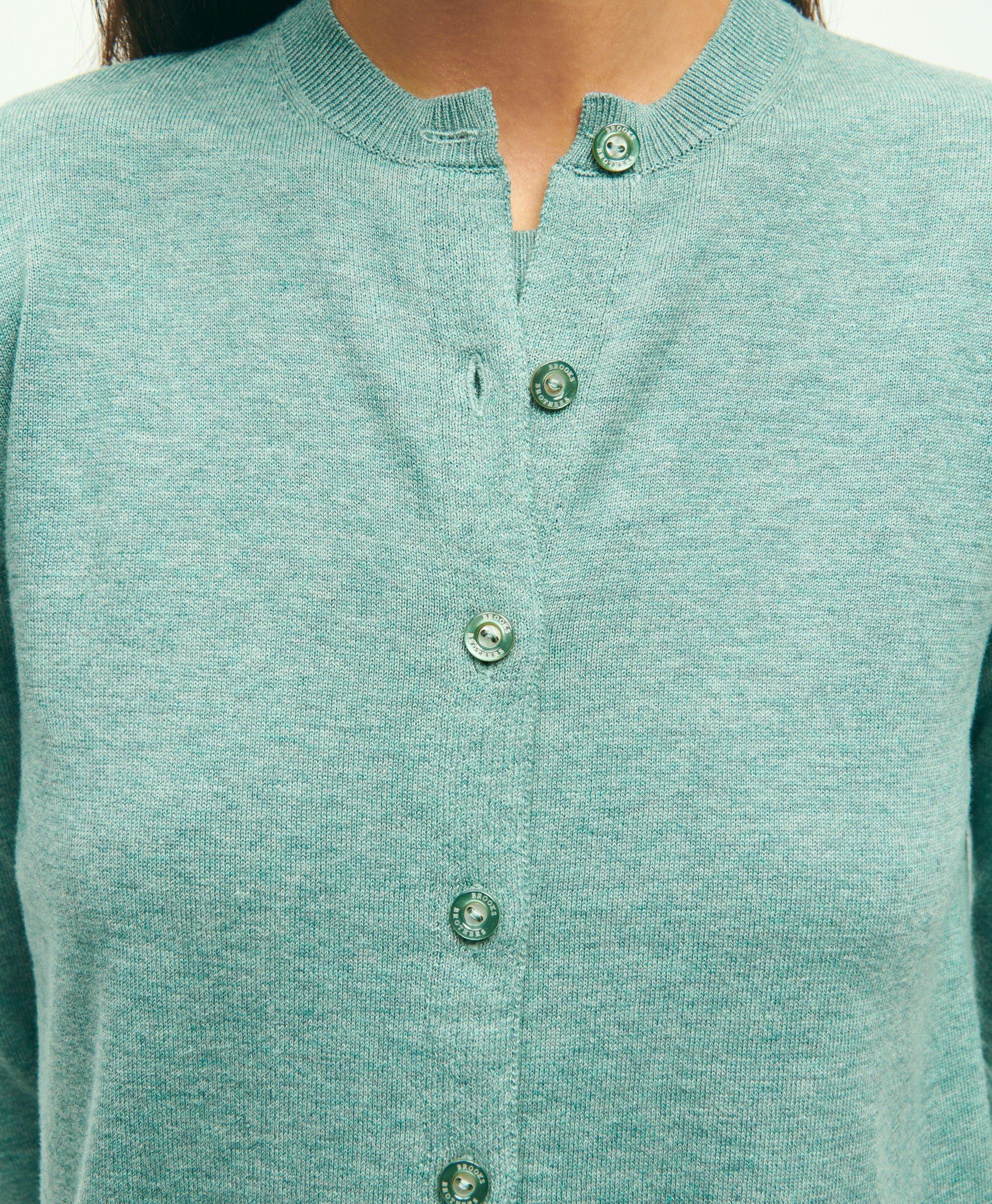 Supima® Cotton Cardigan, image 3