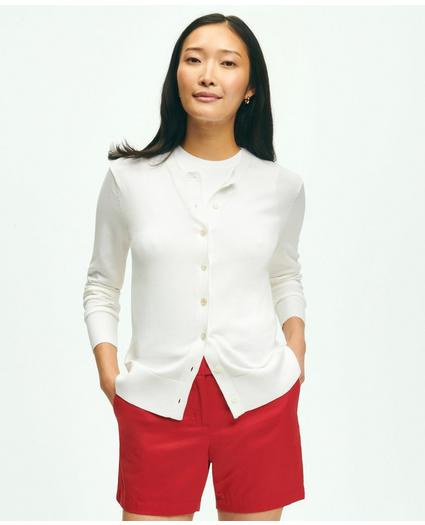 Supima® Cotton Cardigan, image 1