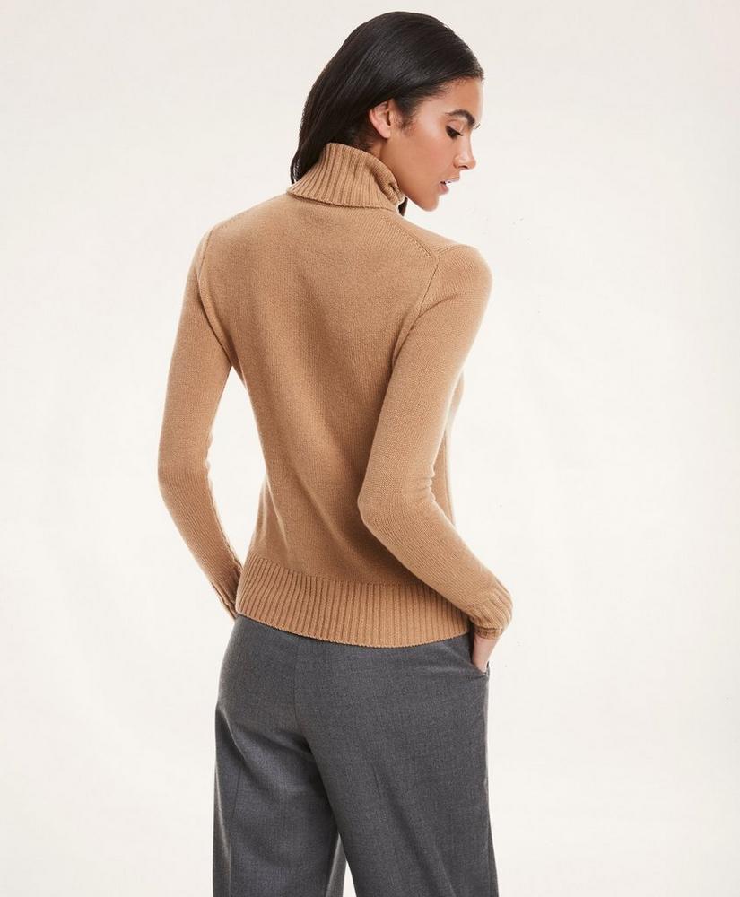 Cashmere Knit Turtleneck Sweater, image 3