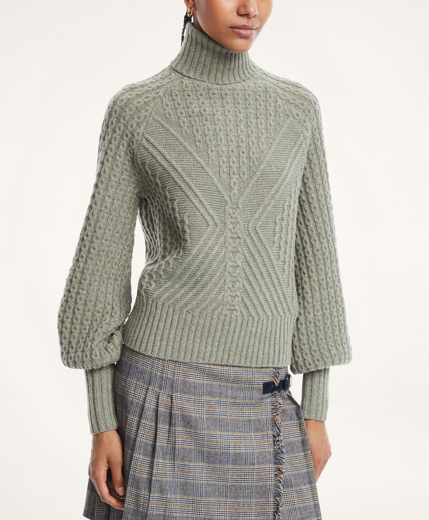 Lambswool Metallic Sweater