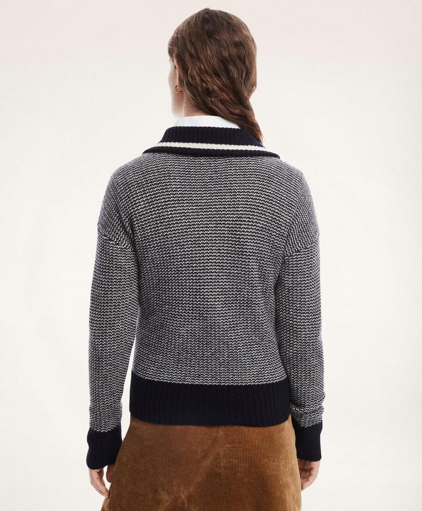 Lambswool Half-Zip Sweater, image 3