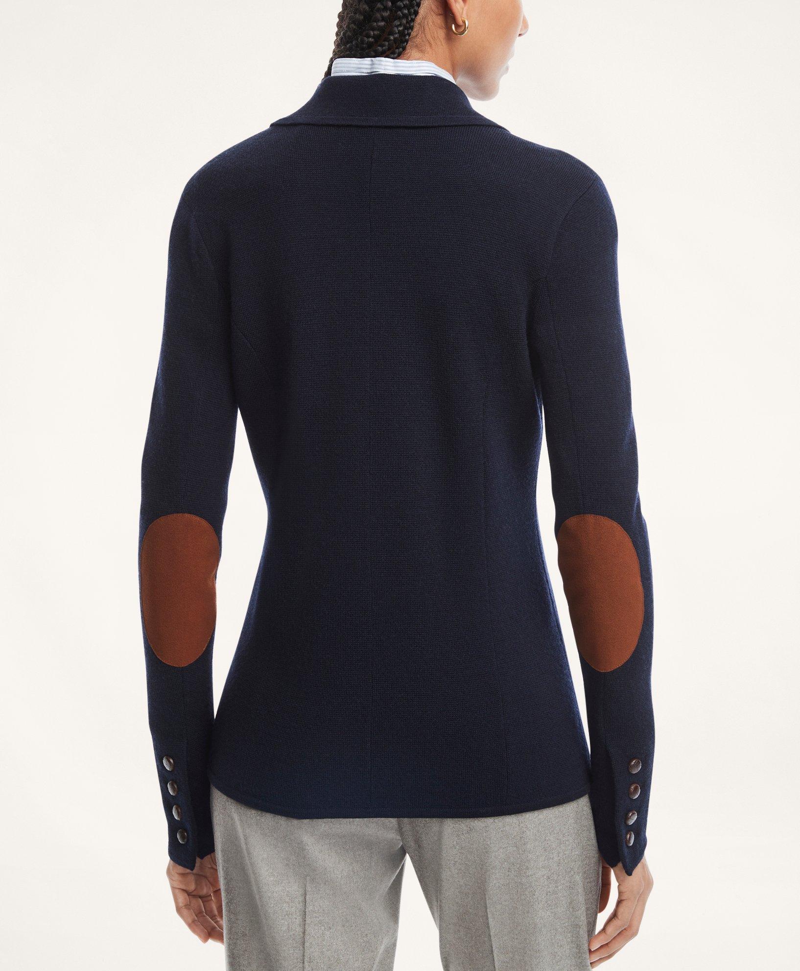 Milano Wool-Blend Sweater Blazer