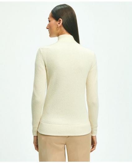 Merino Wool Zip Sweater Jacket, image 3