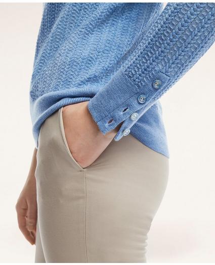 Merino Wool Cable Stitch Sweater, image 3