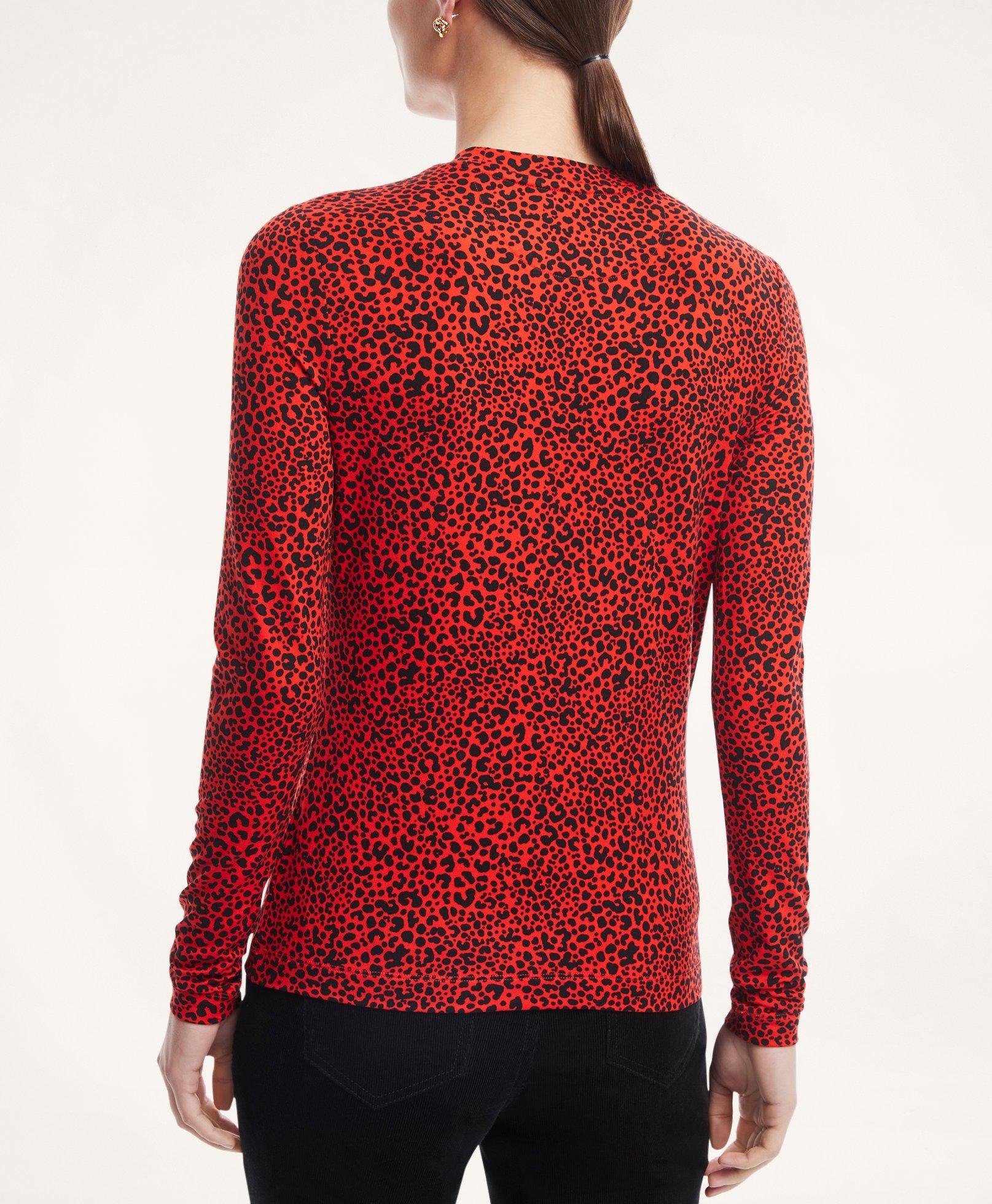 Jersey Animal Print Long-Sleeve T-Shirt