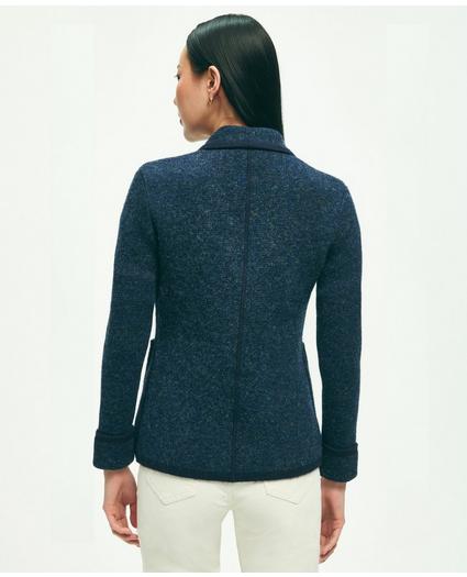 Wool Shawl Collar Sweater Jacket, image 3