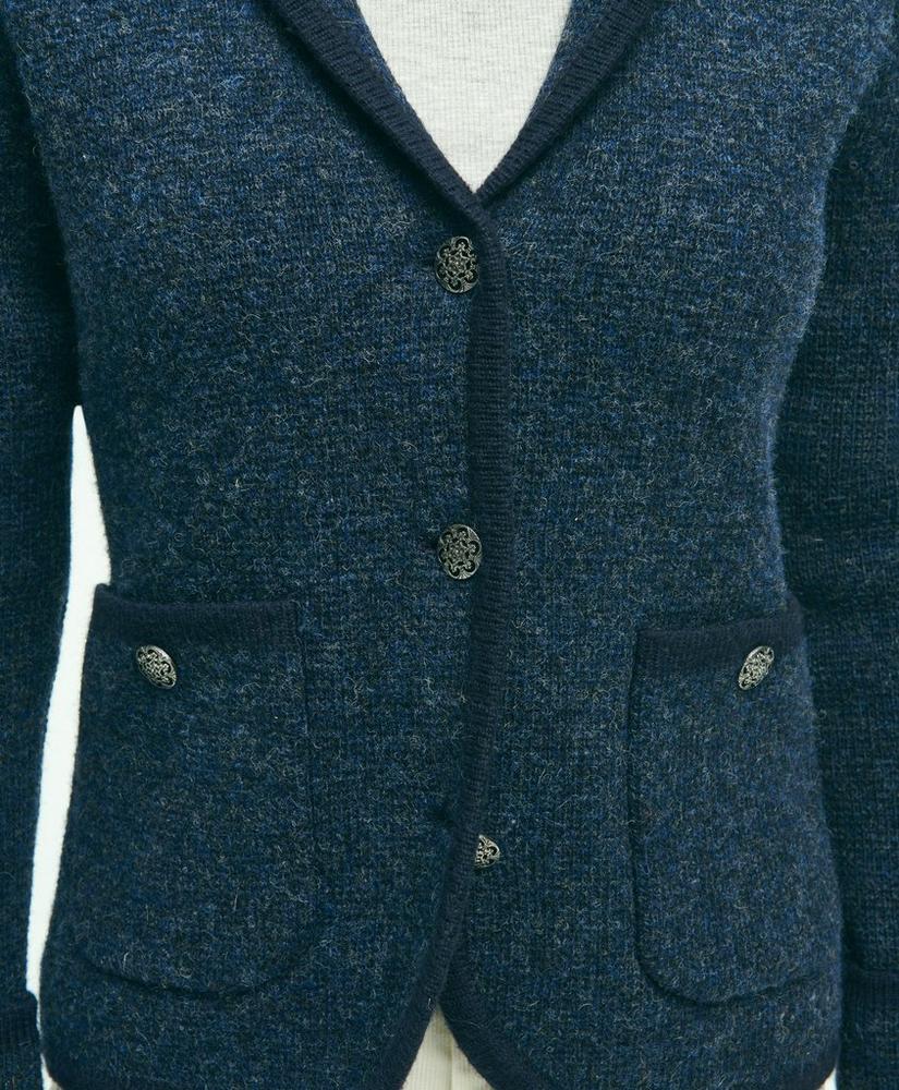 Wool Shawl Collar Sweater Jacket, image 4