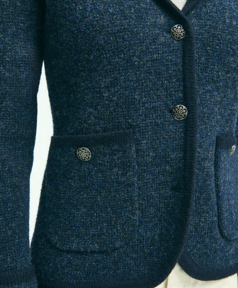 Wool Shawl Collar Sweater Jacket, image 5