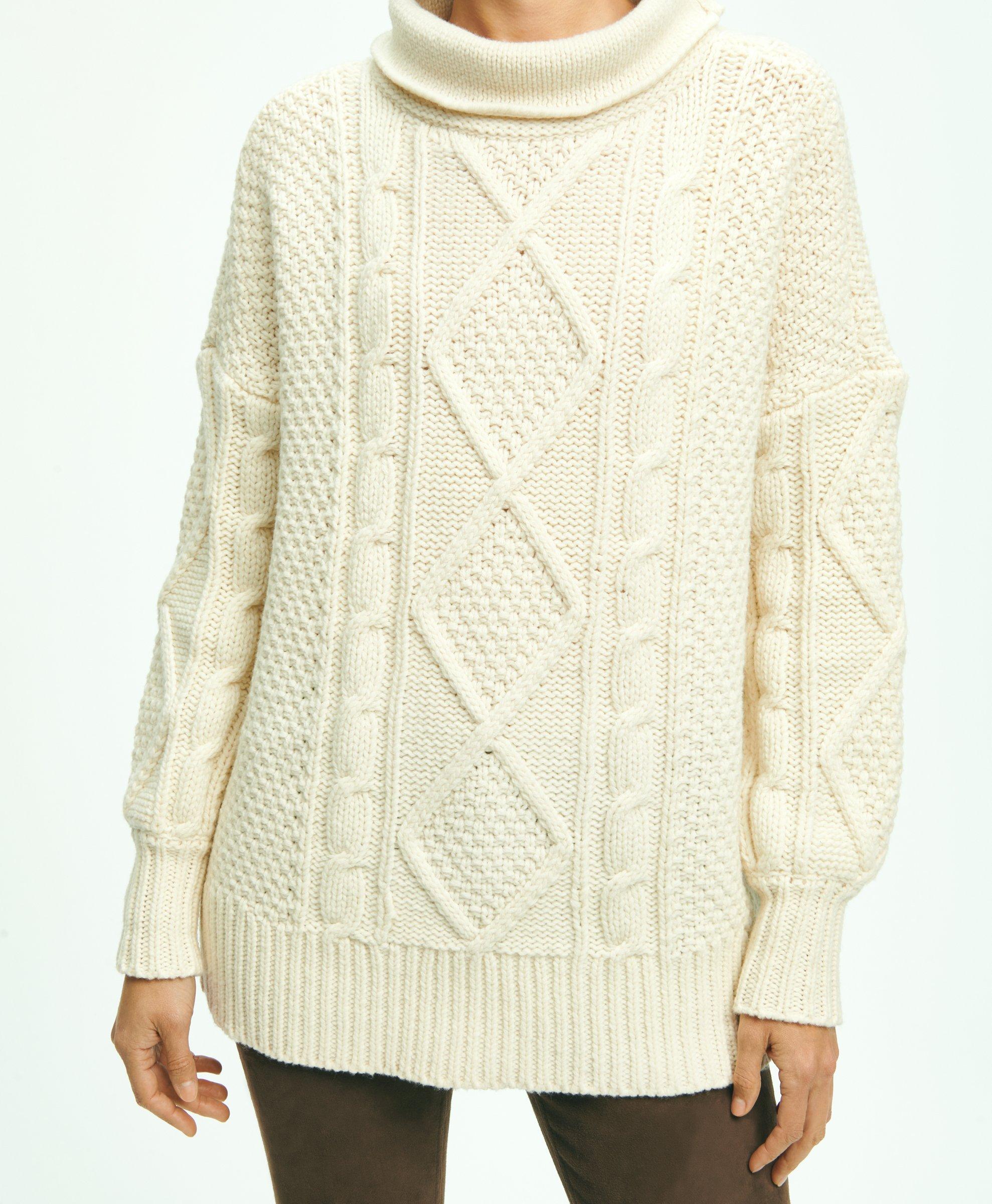 Aran Sweater in Wendy Pure Wool 6164