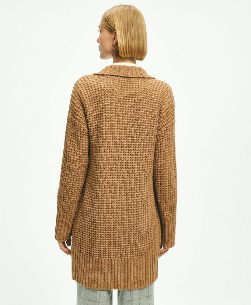 Camel Hair Open Front Cardigan, image 4