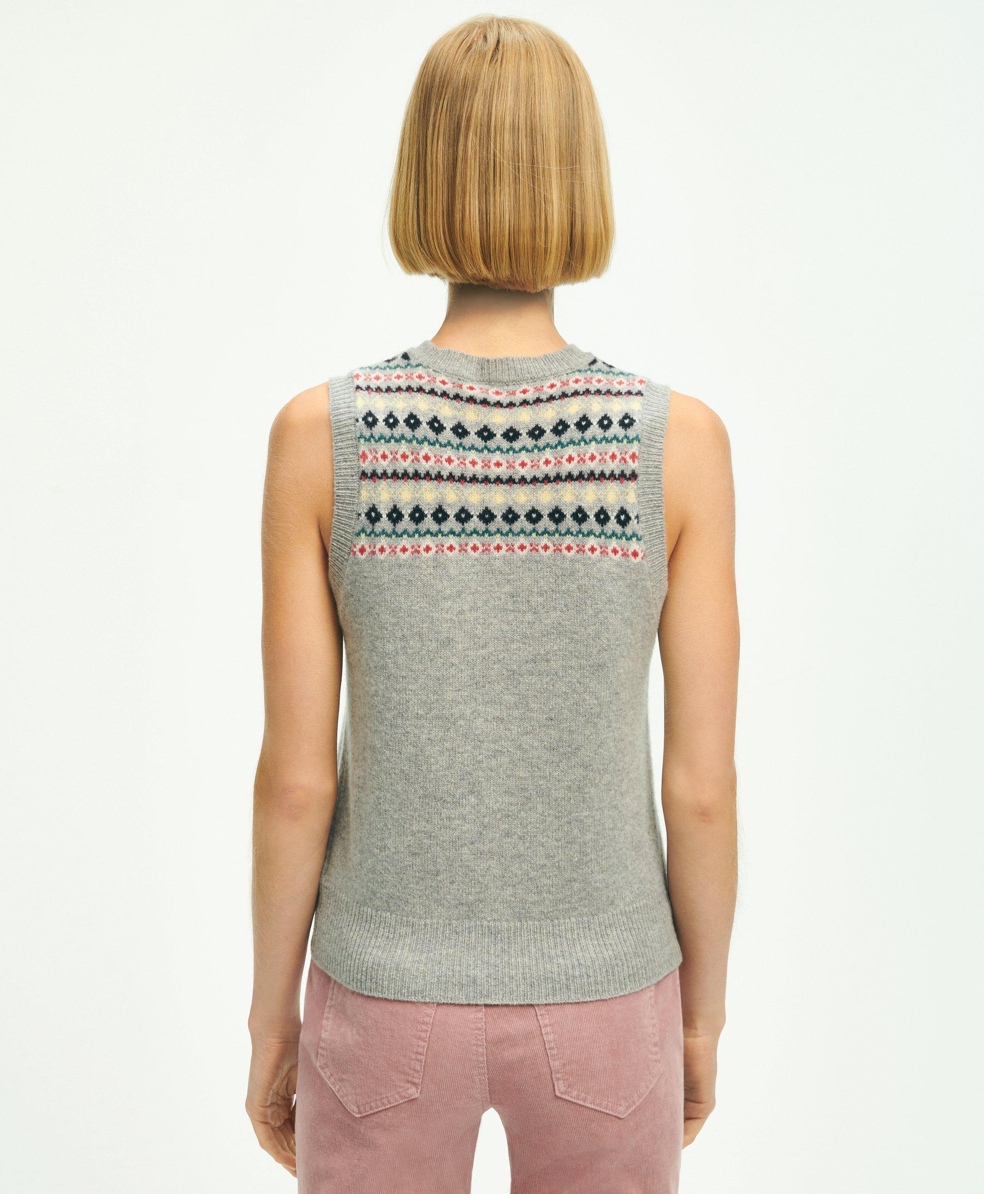 Lambswool fair isle outlet sweater