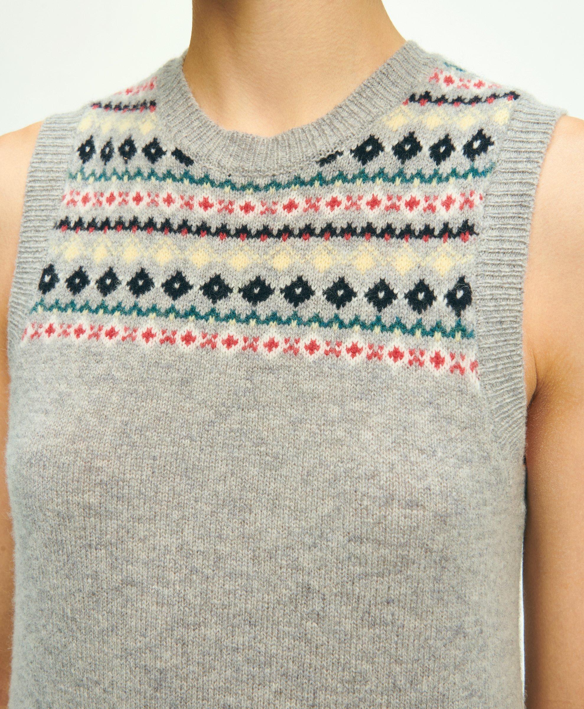 stunning vest  Fair isle sweater, Sweaters for women, Sweater vest women