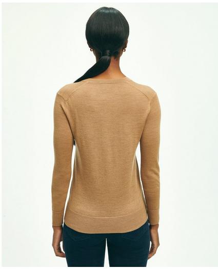 Merino Wool V-Neck Sweater, image 2