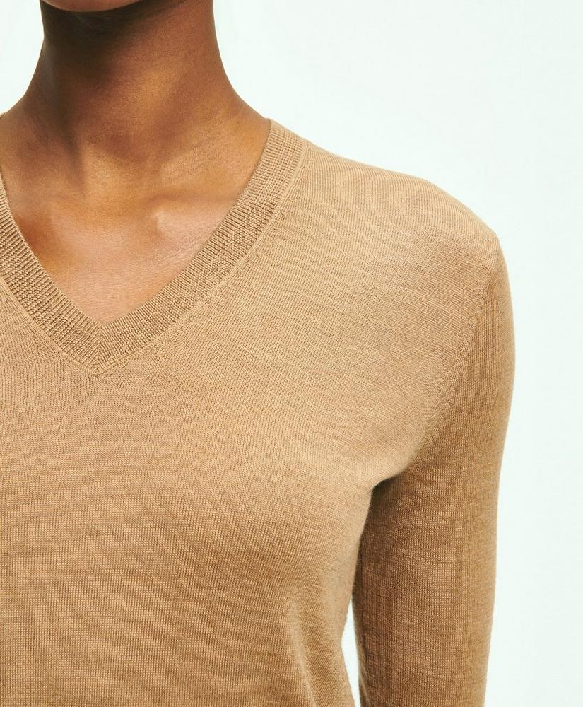 Merino Wool V-Neck Sweater, image 3