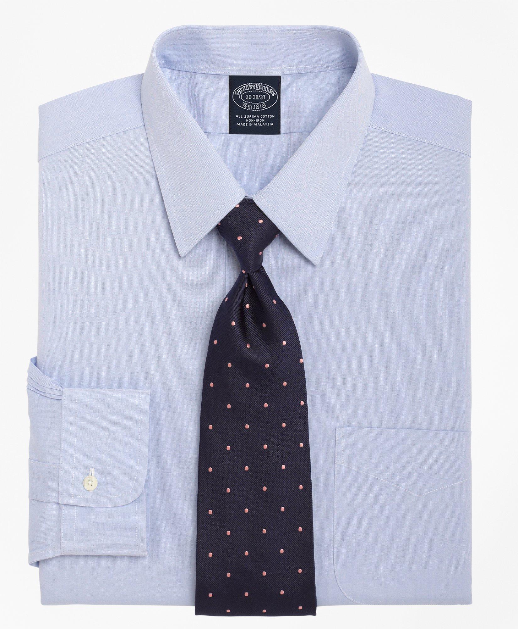 Big & Tall Dress Shirt, Non-Iron Point Collar, image 3