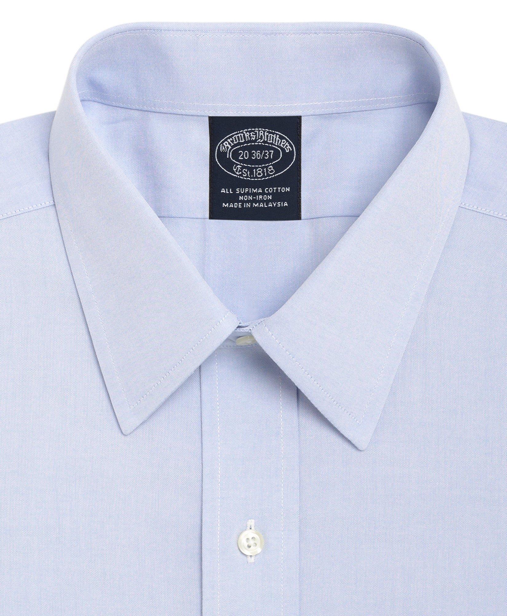 Big & Tall Dress Shirt, Non-Iron Point Collar, image 4