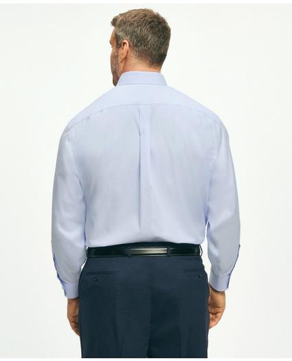 Stretch Big & Tall Dress Shirt, Non-Iron Pinpoint Spread Collar