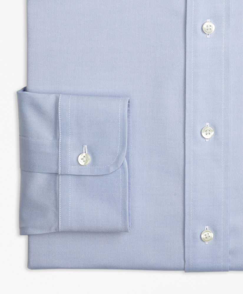 Stretch Big & Tall Dress Shirt, Non-Iron Pinpoint Spread Collar, image 6