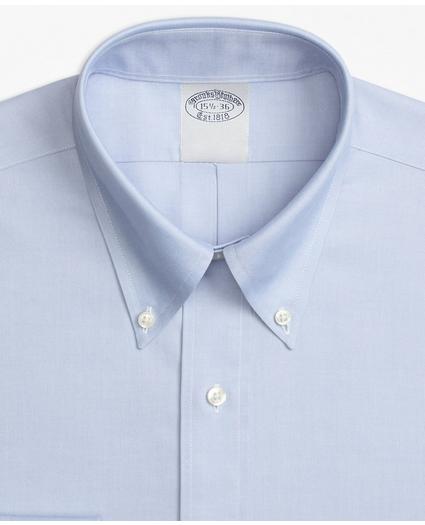 Stretch Big & Tall Dress Shirt, Non-Iron Pinpoint Button-Down Collar, image 2