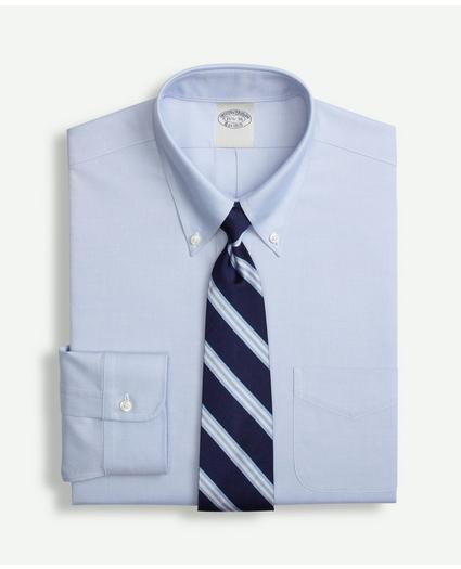 Stretch Big & Tall Dress Shirt, Non-Iron Pinpoint Button-Down Collar, image 3