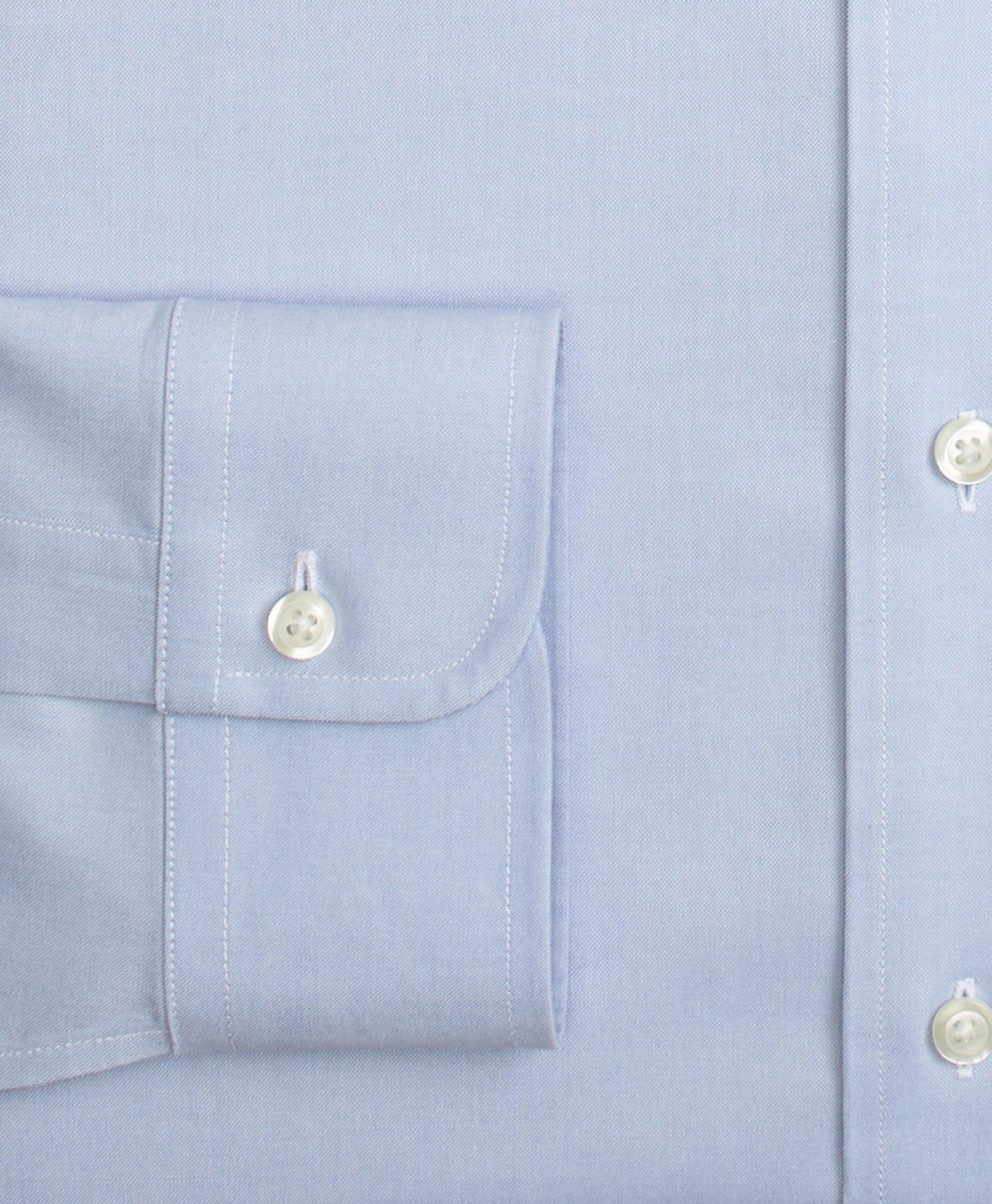Stretch Big & Tall Dress Shirt, Non-Iron Pinpoint Button-Down Collar