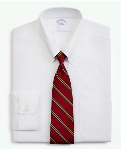 Stretch Big & Tall Dress Shirt, Non-Iron Pinpoint Button-Down Collar, image 3