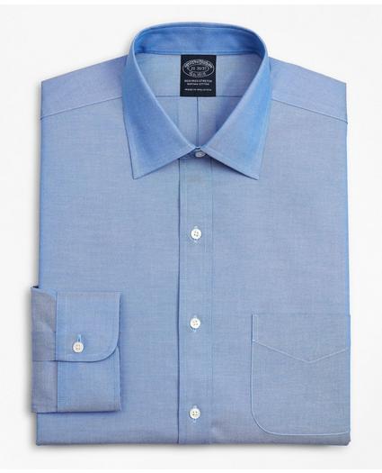 Stretch Big & Tall Dress Shirt, Non-Iron Pinpoint Ainsley Collar, image 4