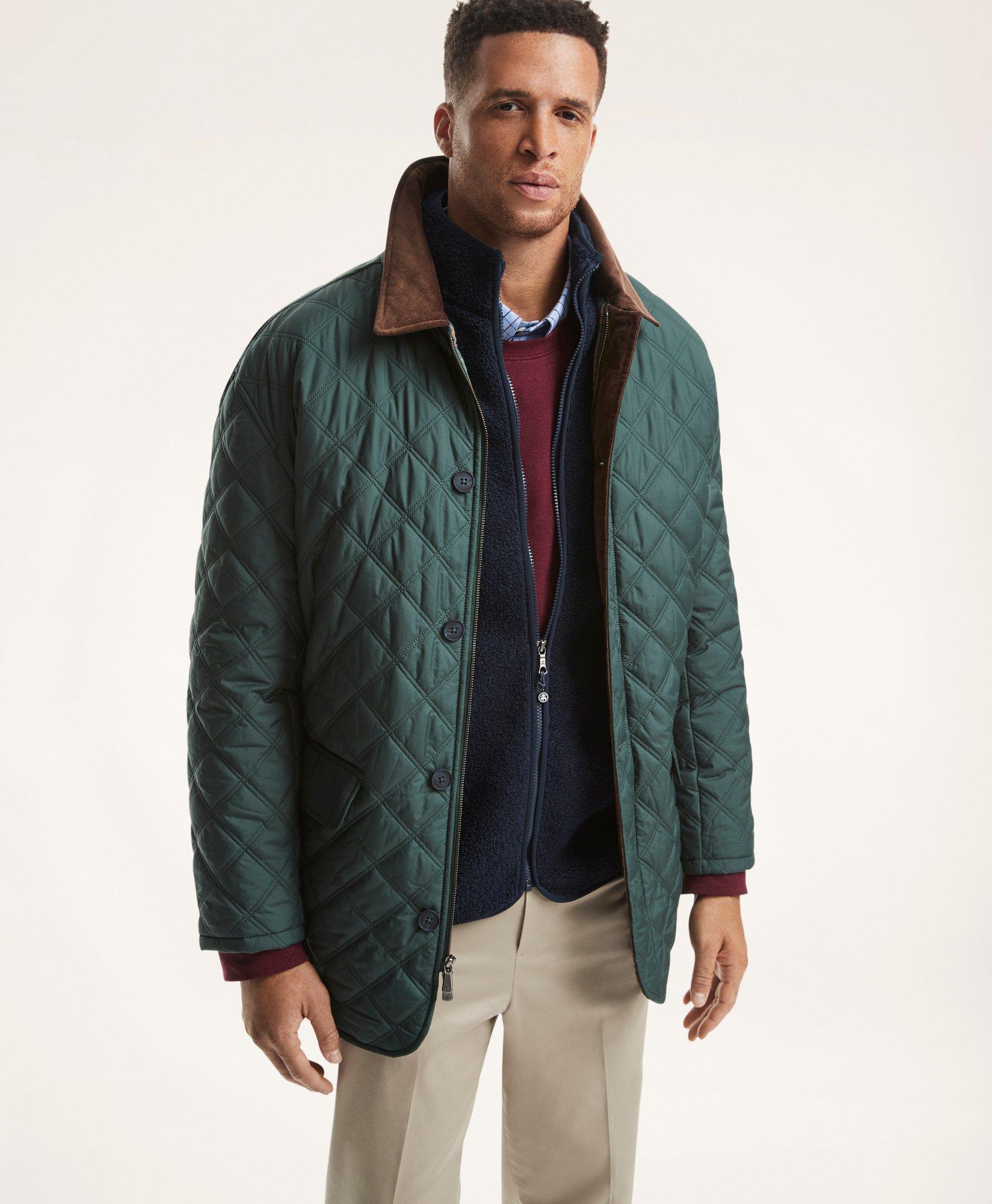 Big u0026 Tall Quilted Walking Coat