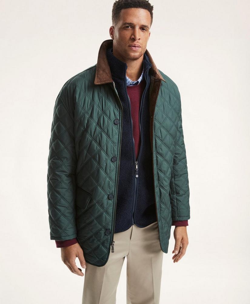 Big & Tall Quilted Walking Coat, image 1
