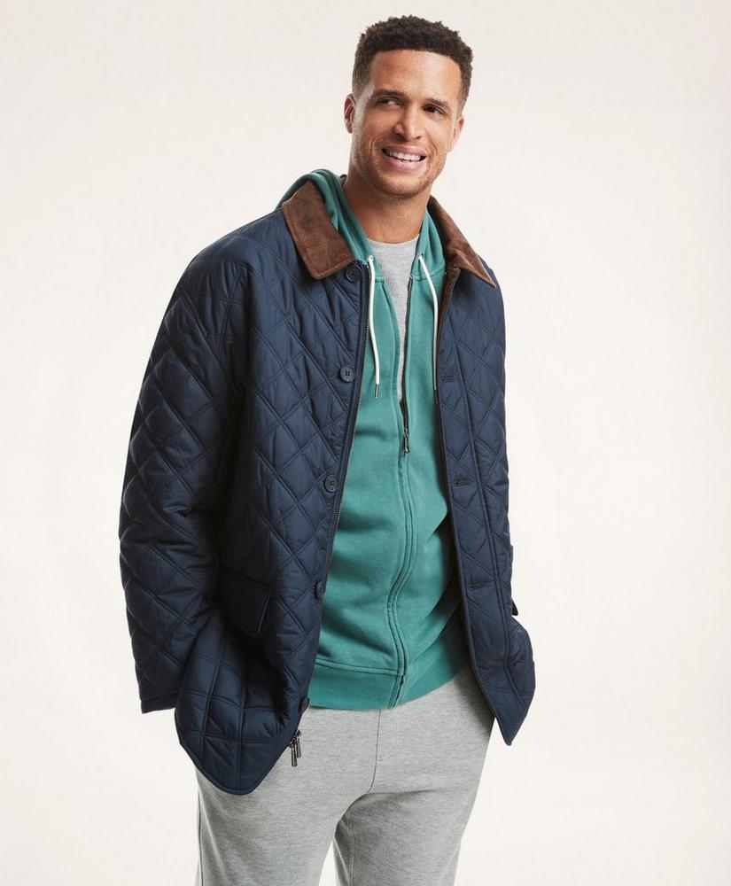 Big & Tall Quilted Walking Coat, image 1