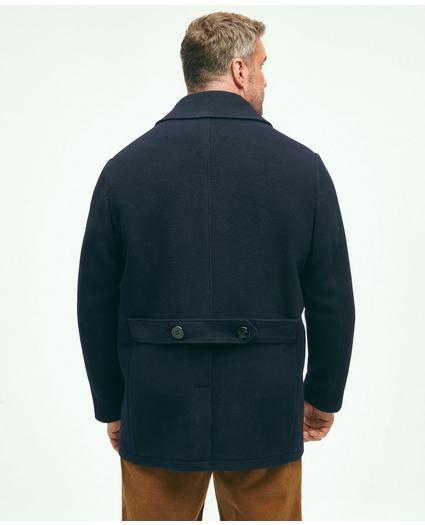 Big & Tall Classic Wool Pea Coat, image 2