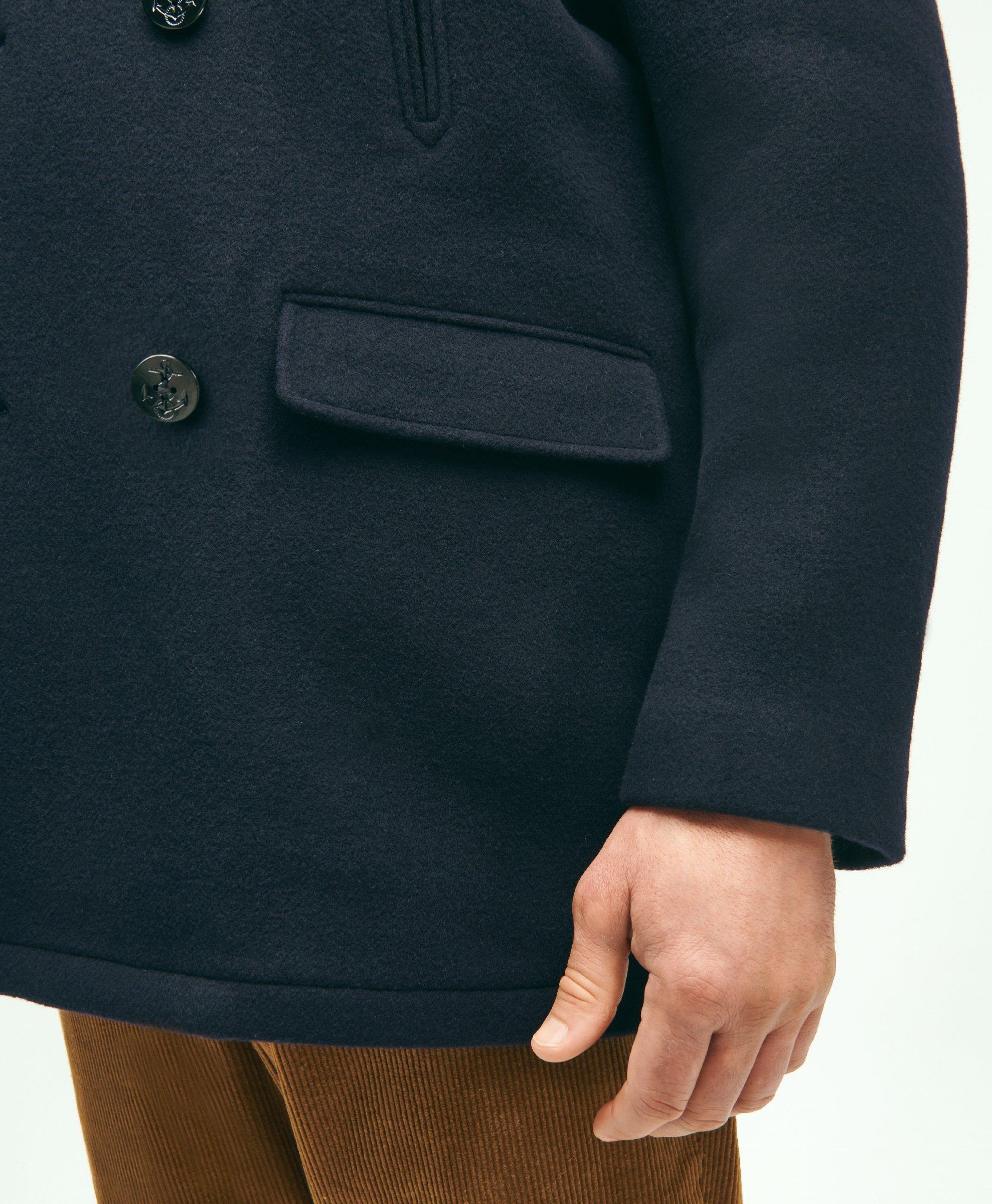 Big Tall Classic Wool Pea Coat